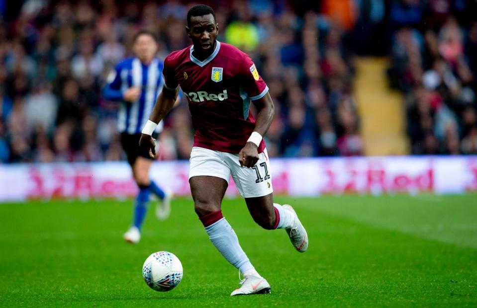  Yannick Bolasie scored two goals in 21 appearances while on loan at Aston Villa