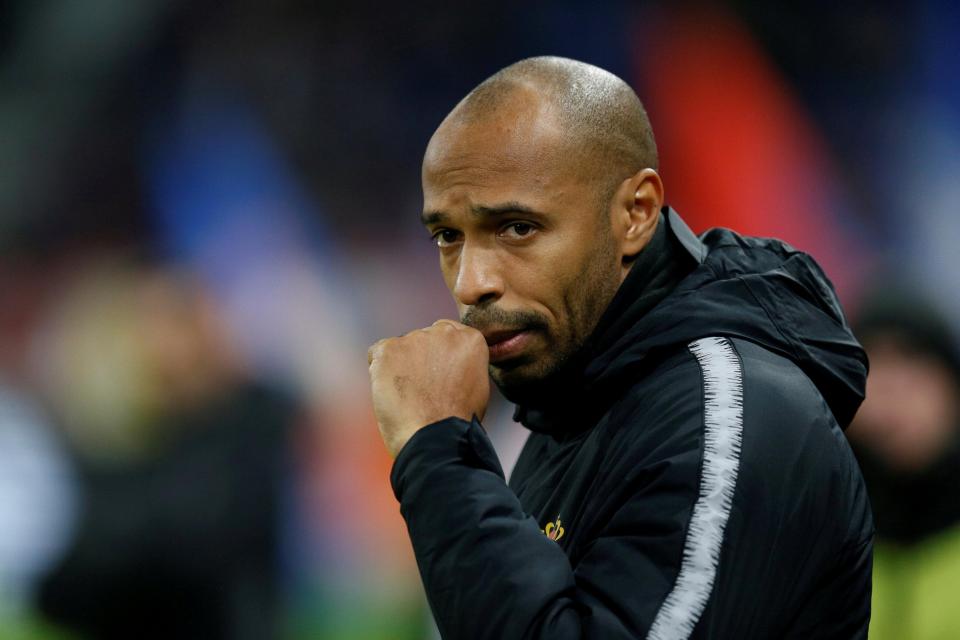  Thierry Henry has been fired without winning a single home match for Monaco