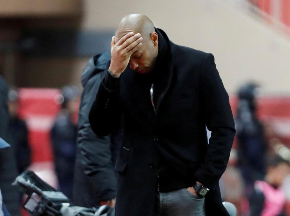  Thierry Henry has made a disastrous start to his managerial career