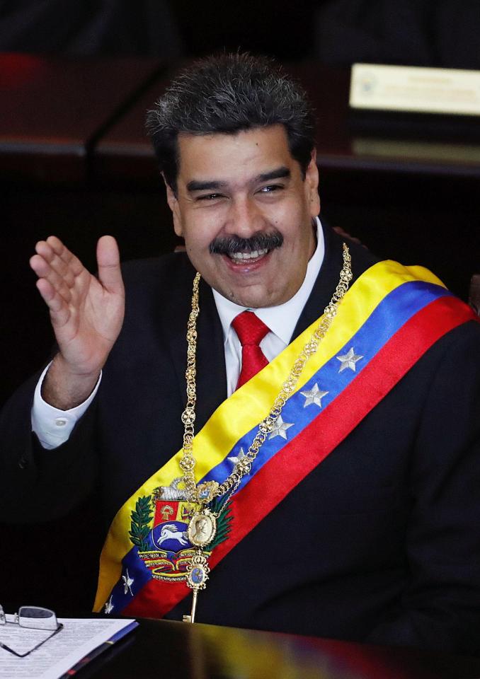  Venezuela's President Nicolas Maduro attends a ceremony to mark the opening of the judicial year at the Supreme Court of Justice (TSJ), in Caracas, Venezuela, January 24, 2019