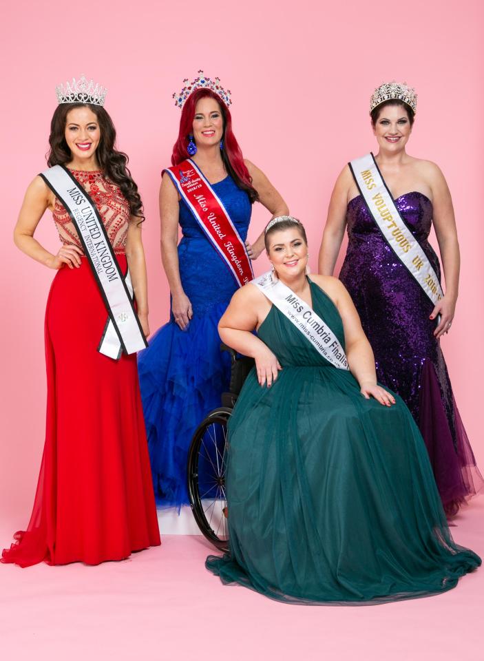 She says women of all shapes and sizes should feel empowered and that pageants are a great way to promote body positivity 