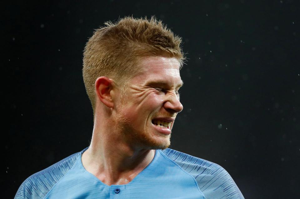 Kevin De Bruyne is still making his way back to his prime elite after two nasty knee injuries