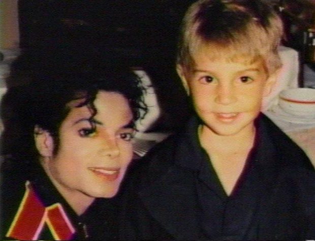  Michael with Wade Robson when he was nine years old