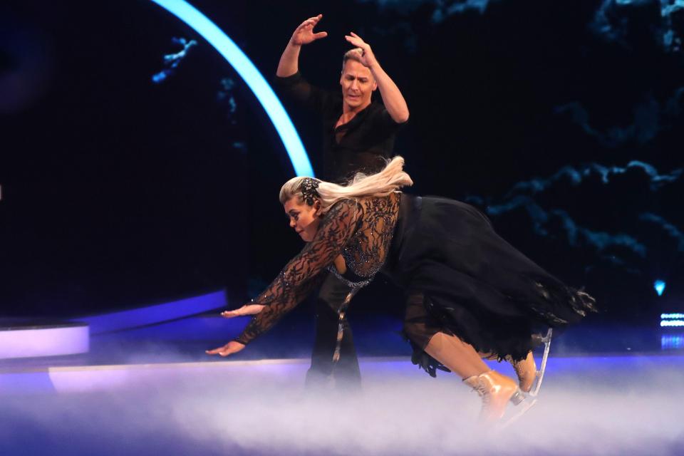  Gemma went flying flat on her face on last night's Dancing on Ice