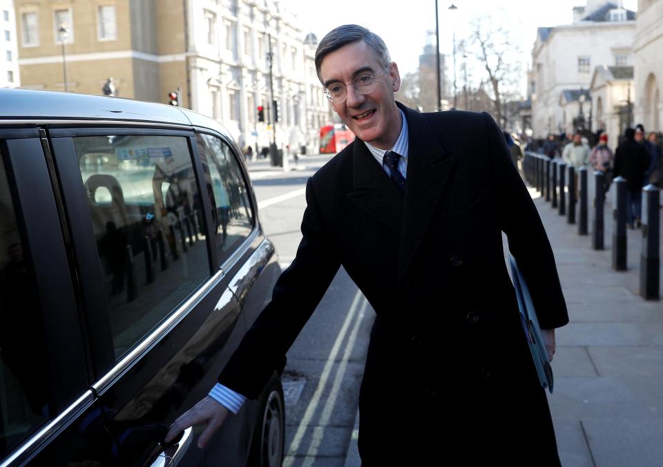  Jacob Rees-Mogg is helping lead the Brexiteer resistance to the PM