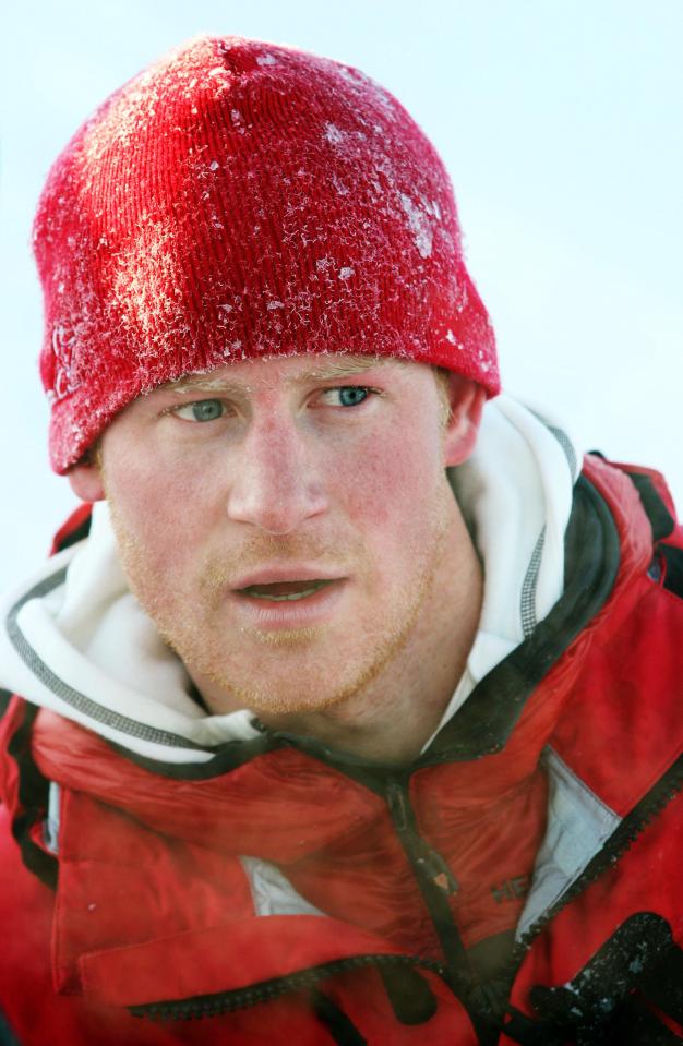  Prince Harry encountered temperatures as low as -35C when he visited the North Pole in 2011