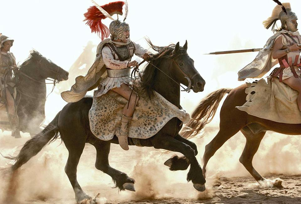  Alexander the Great quickly formed the largest empire the ancient world had ever seen. Picture shows Colin Farrell playing him in a 2004 film