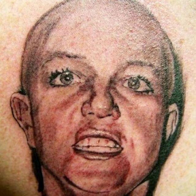  Britney Spears fan gets tattoo of her when she shaved off her hair in 2007