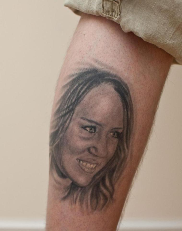  One Miley Cyrus fan has gone all out and dedicated a string of tattoos on their body of the star