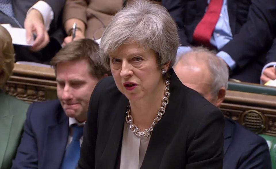  Theresa May has successfully fought off the plot to delay Brexit and rule out a No Deal