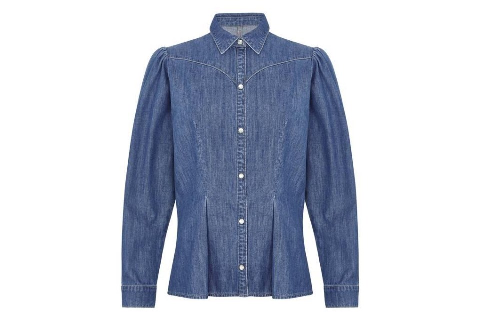 Fashion fans can snap up this £35 denim shirt from 26 February in selected M&S stores and online