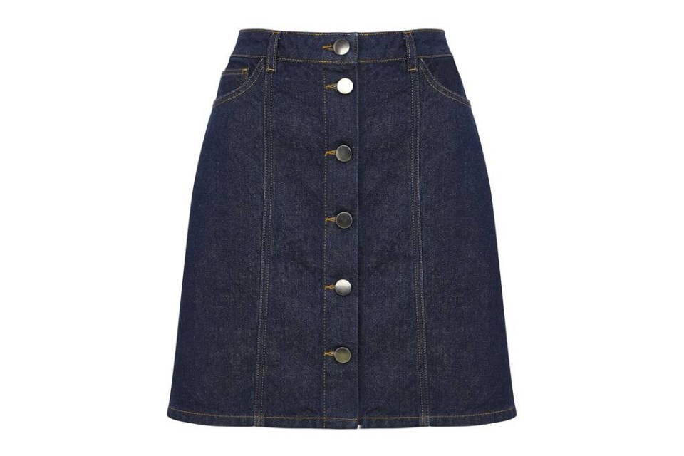 This £25 A-line denim skirt has shot straight to the top of our wishlist