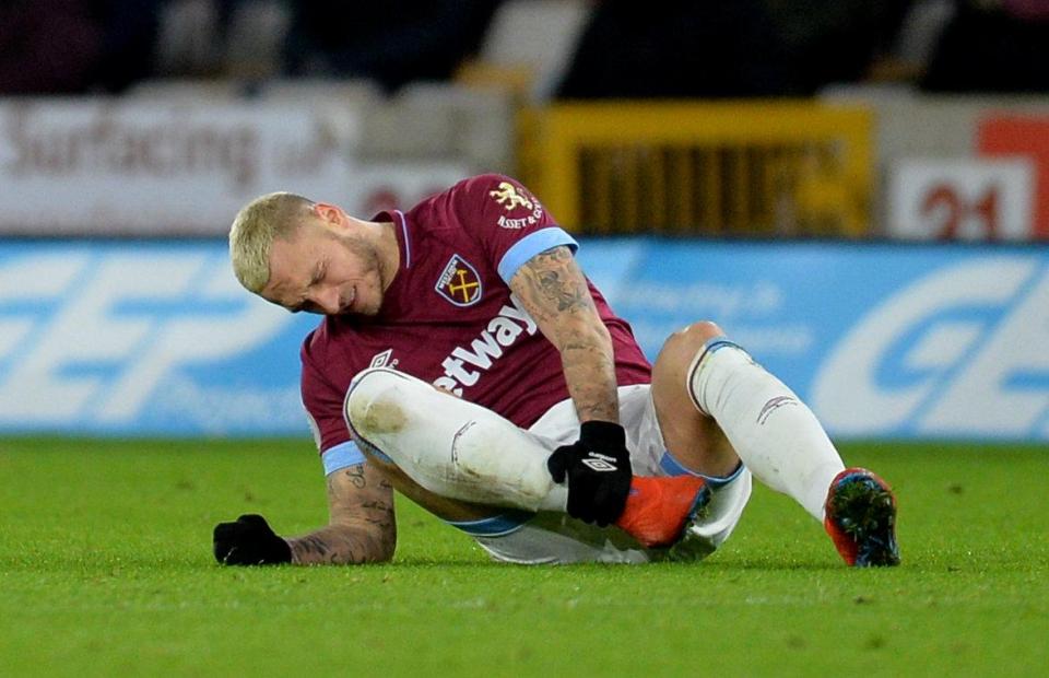  Marko Arnautovic has picked up yet ANOTHER injury meaning West Ham might be on the lookout for another striker