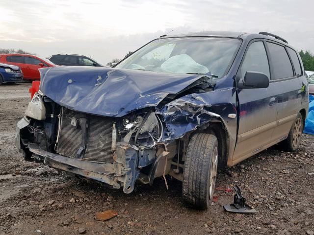  The front of Ellie Townsend's Kia Carens after being involved in a crash with Prince Philip's Land Rover