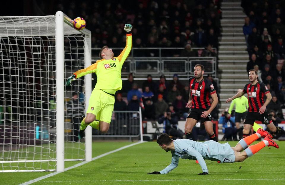  Mateo Kovacic went closest for Chelsea as he hit the bar in the first half