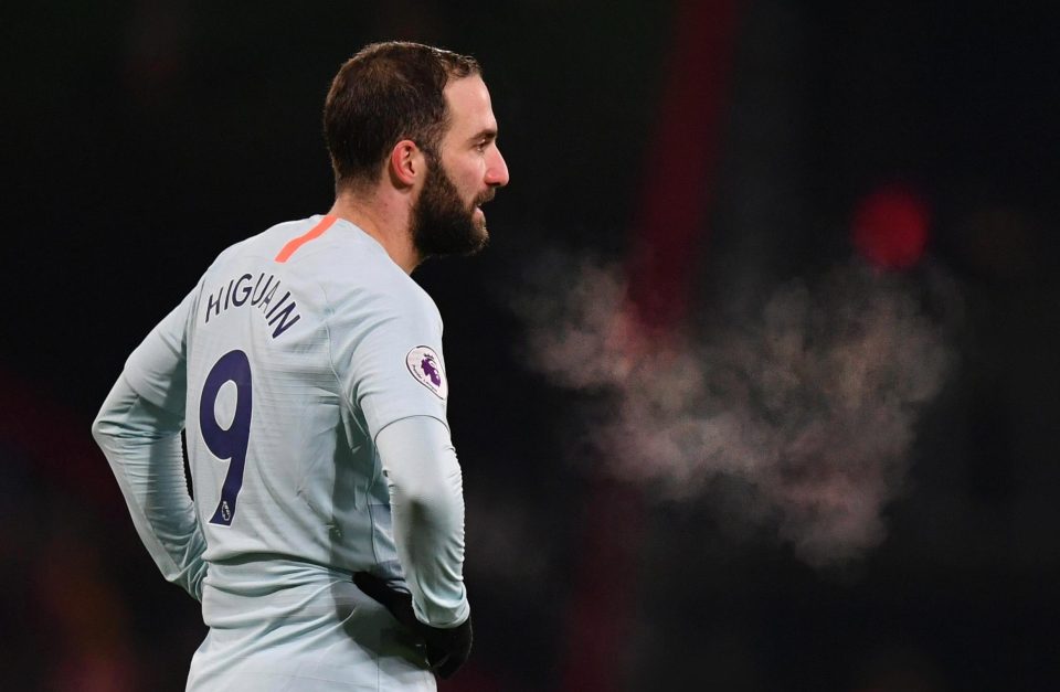  Gonzalo Higuain had a night to forget on his Premier League debut