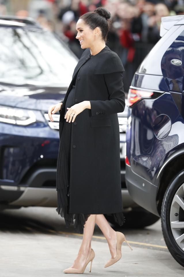  Meghan Markle today arrived at the ACU for her first visit as patron