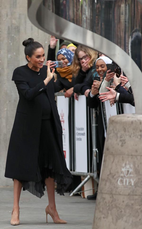  Students couldn't contain their excitement at meeting the duchess