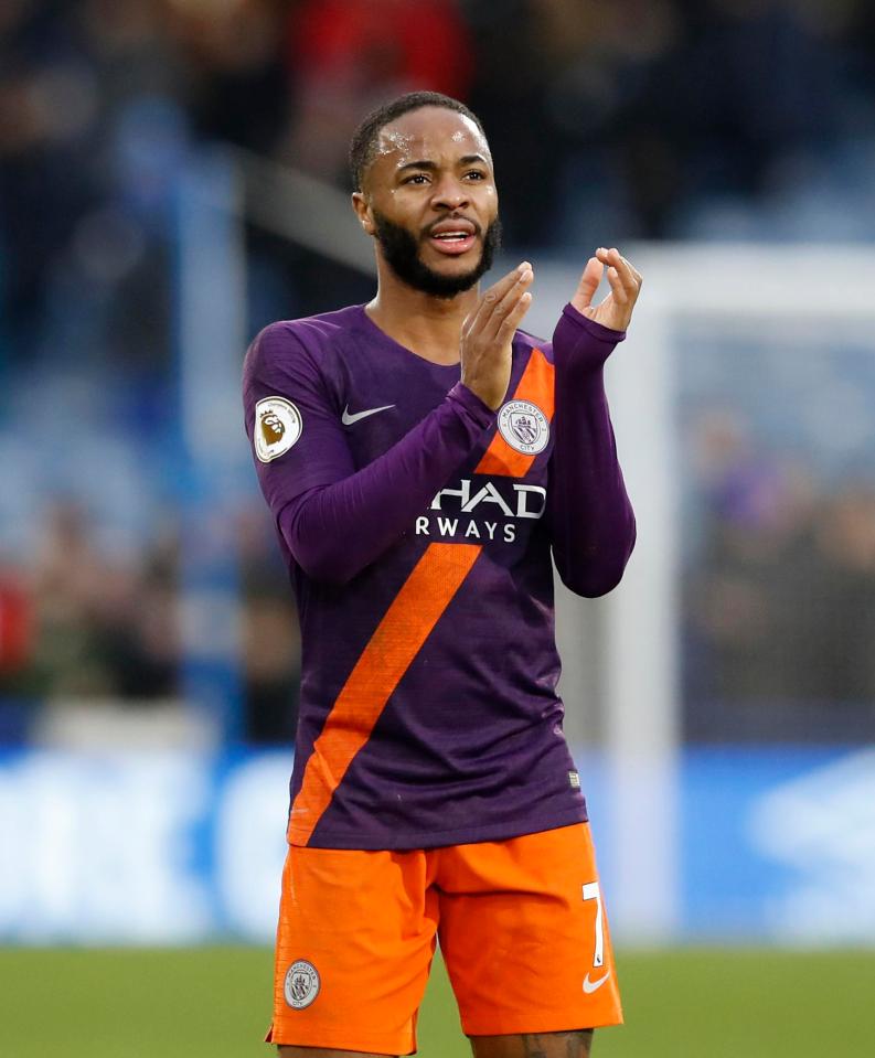 Raheem Sterling's new deal puts him third on the list with £300,000 a week