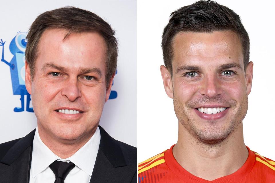 Separated at birth? Peter Jones and Cesar Azpilicueta are dead ringers