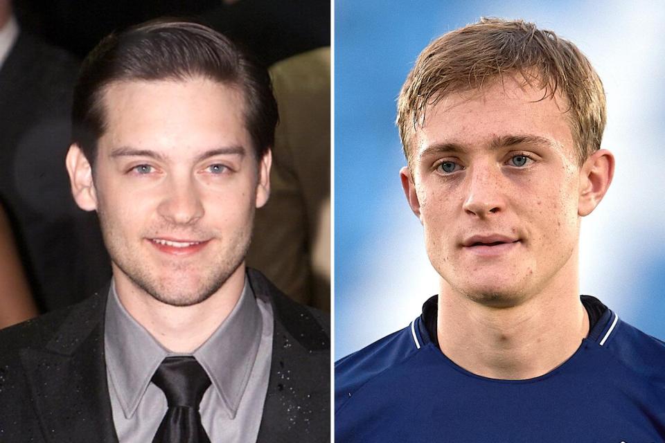 Oliver Skipp bears an incredible resemblance to actor Tobey Maguire