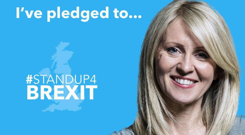  Esther McVey has joined the #StandUp4Brexit campaign