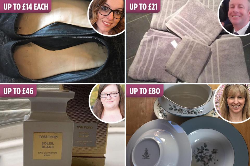  Bloggers, including Kirsty Holden (top left), Julian House (top right), Emma Drew (bottom left) and Jane Berry (bottom right) have come up with unlikely items that sell well on auction websites