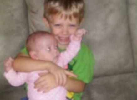  Siblings Dawlton, 6, and Kayleigh, 1, died together after getting trapped in a chest freezer while out playing