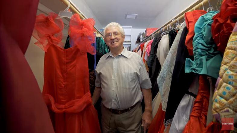  Paul Brockmann has bought his wife Margot 55,000 dresses