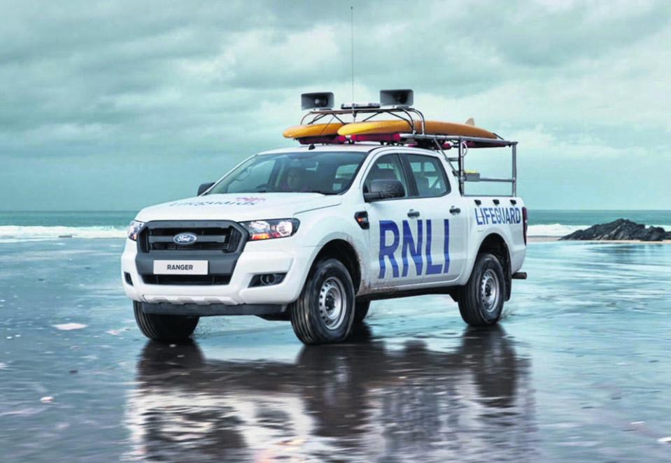 Beach users can expect to see 450 of Ford's 100 Ranger pick-ups on patrol