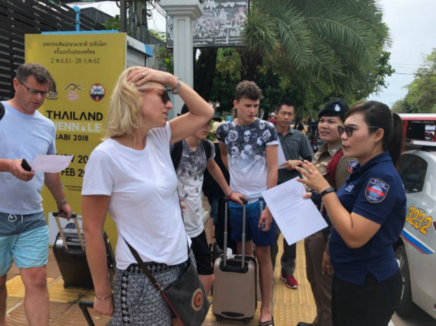 Many tourists are now stuck on the islands as the storm approaches