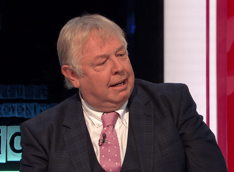 Nick Ferrari looked stunned as the stunt unfolded on Sky News