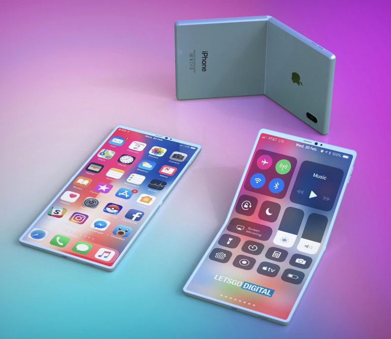  These renders are our best look yet at what a foldable iPhone might look like