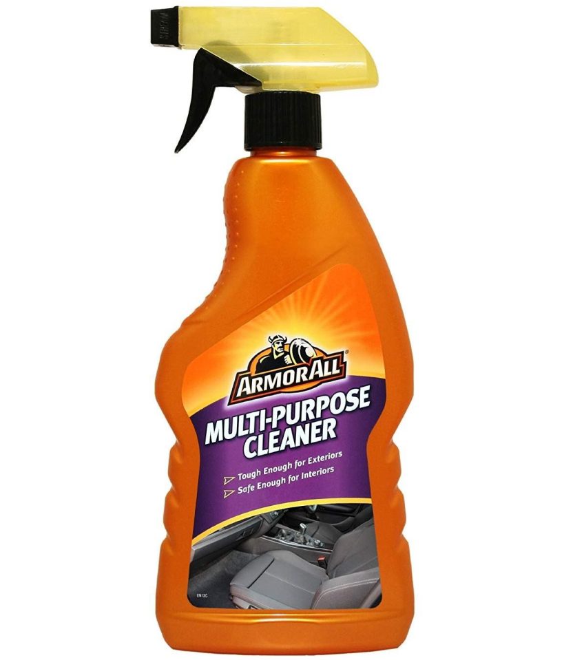  This multi-prupose cleaner by Armor All is safe on exteriors and interiors