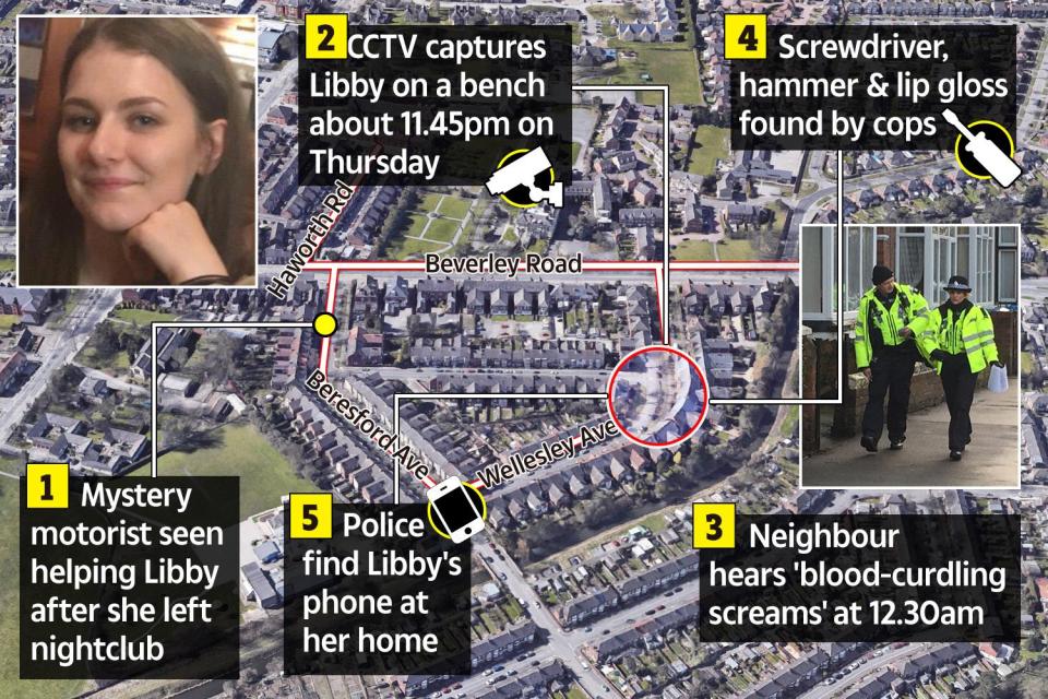  Five clues that could help solve mystery of missing student Libby Squire, 21, who vanished on night out