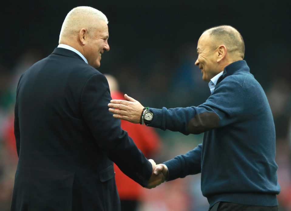  Gatland and Jones were all smiles at the end, though