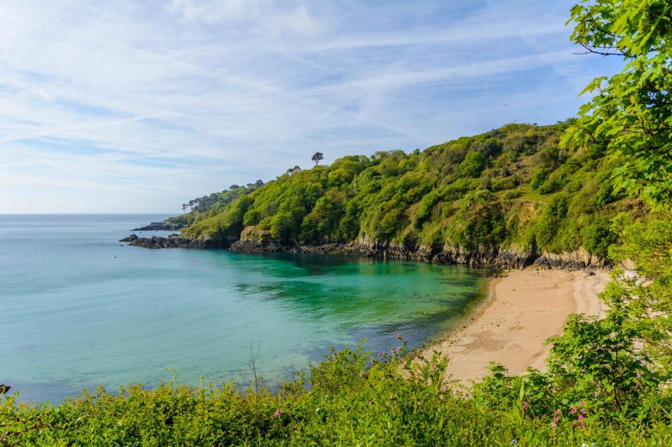  At just one-and-a-half miles long, nearby island Alderney is a gem with unspoilt beaches and unusual wildlife