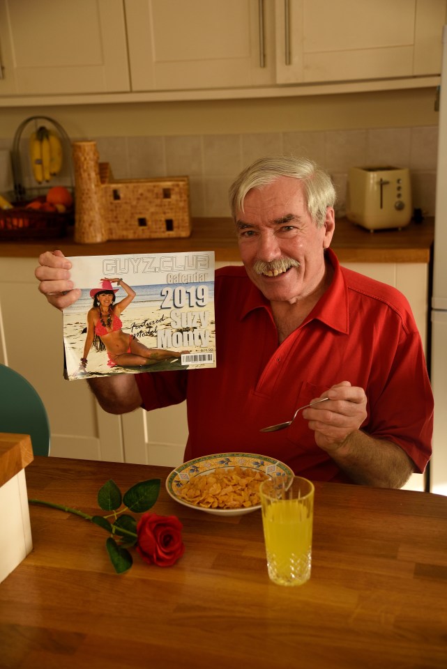 Instead of a traditional Valentine’s gift, Suzy made her husband John a steamy calendar