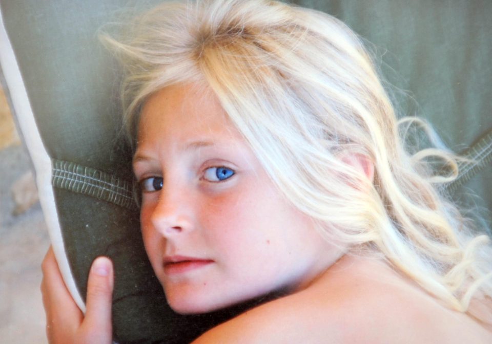 Mark Lester's daughter Harriet as a child