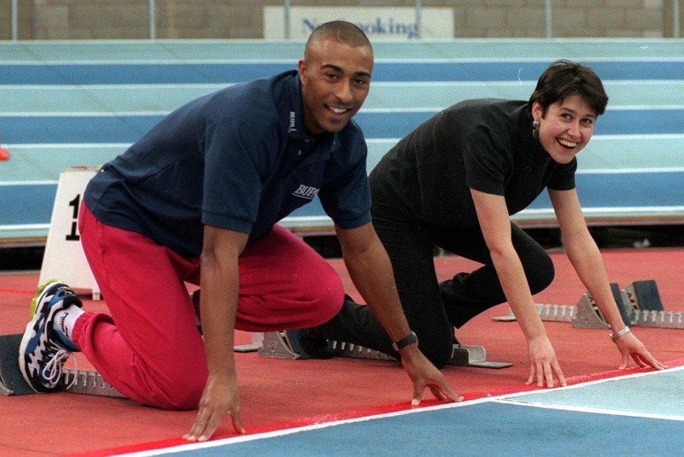 Colin Jackson held the 110m hurdles world record for a long, but our Vikki fancied a chance of giving him a run for his money back in 1999