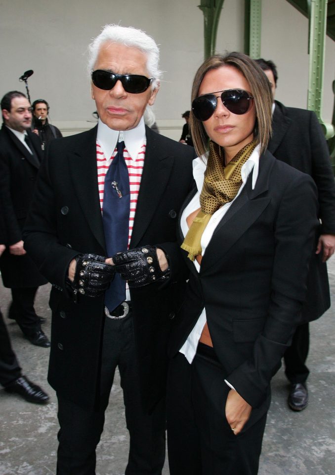  Here he is pictured with Victoria Beckham in 2007