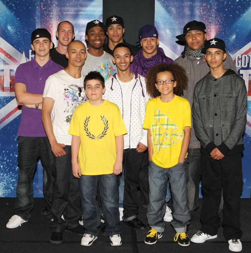  Sam Craske, who is a member of 2009 Britain's Got Talent winners Diversity, was also part of the group