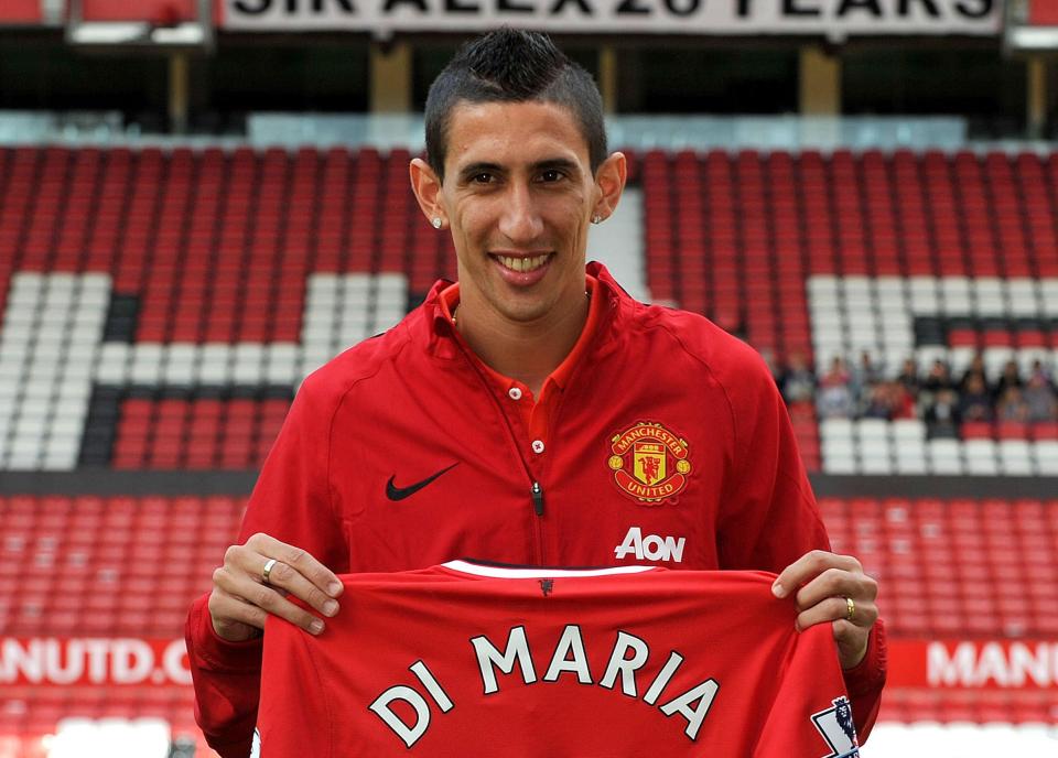  Angel Di Maria joined Manchester United from Real Madrid in 2014