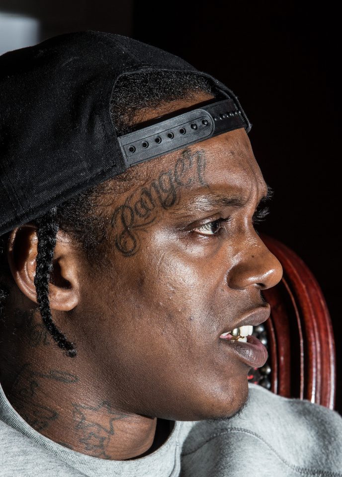  Nile Ranger got his surname tattooed across his head