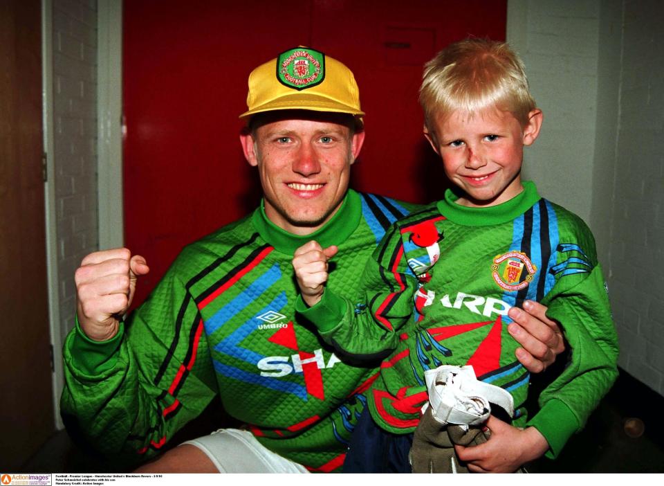  The Manchester United legend has seen son Kasper follow in his footsteps and become a Premier League goalkeeper