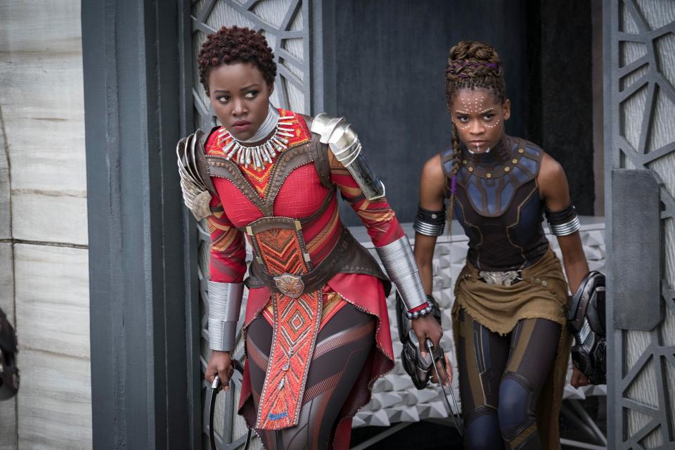  Letitia starring alongside Lupita Nyong'o in Black Panther