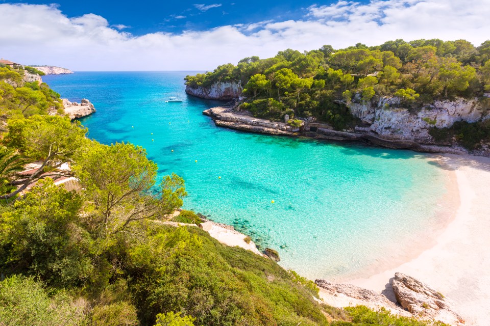  Majorca is famous for its crystal clear waters