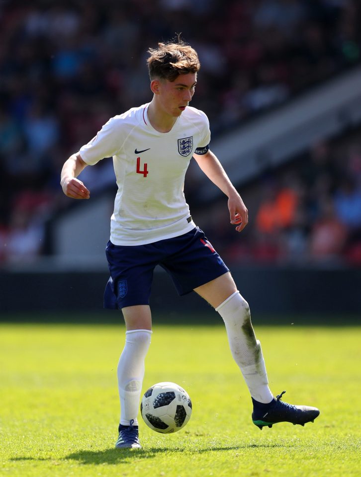  Garner wore the armband for England U17s at the European Championships