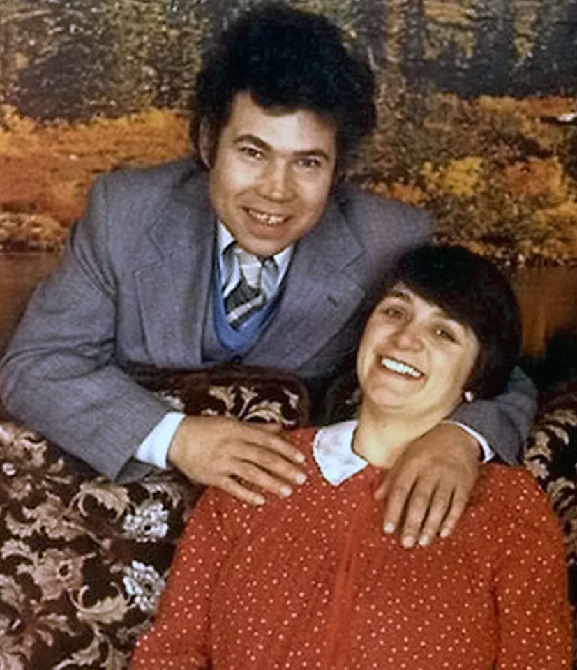  Fred with warped wife Rose, who was jailed for life for killing 10 girls