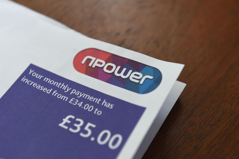  Npower is upping bills for standard variable customers by 10 per cent